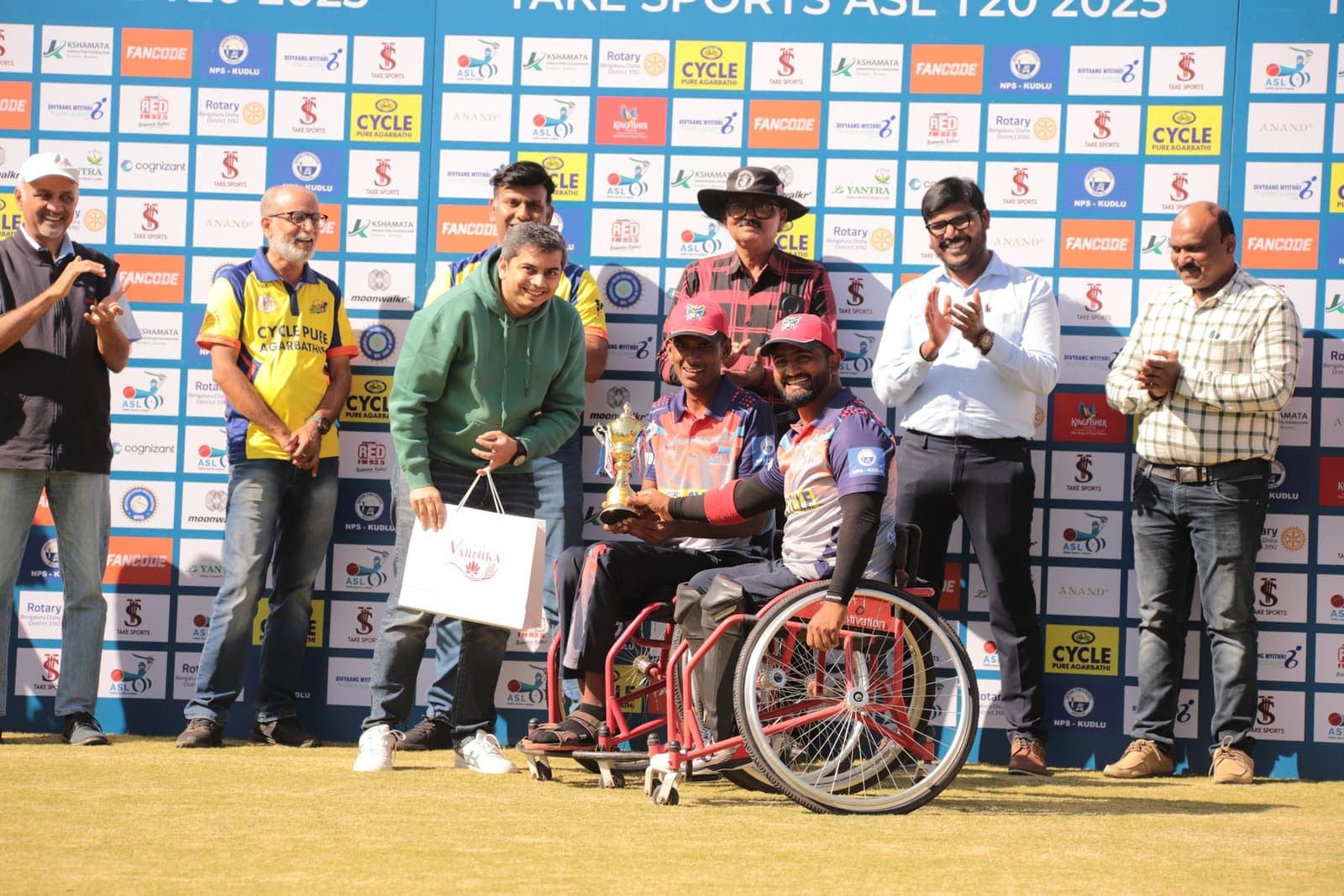 Prize-giving ceremony at the ASL T20 2025